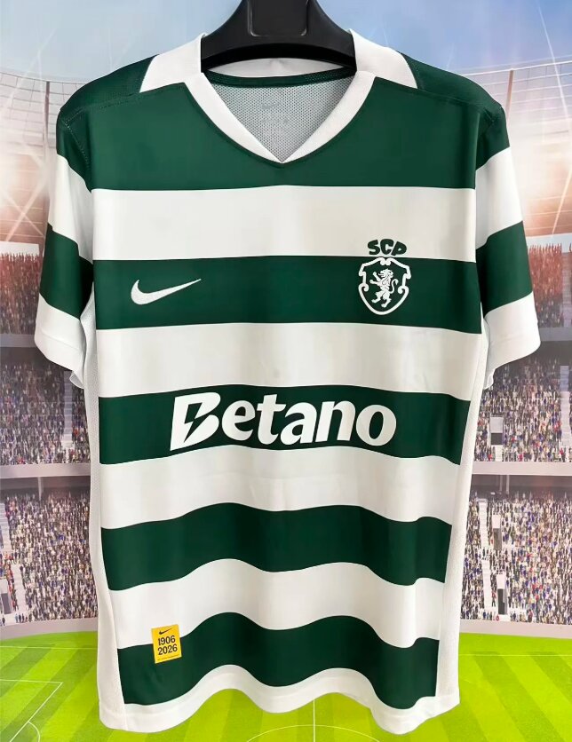 AAA Quality Sporting Lisbon 26/27 Home Soccer Jersey